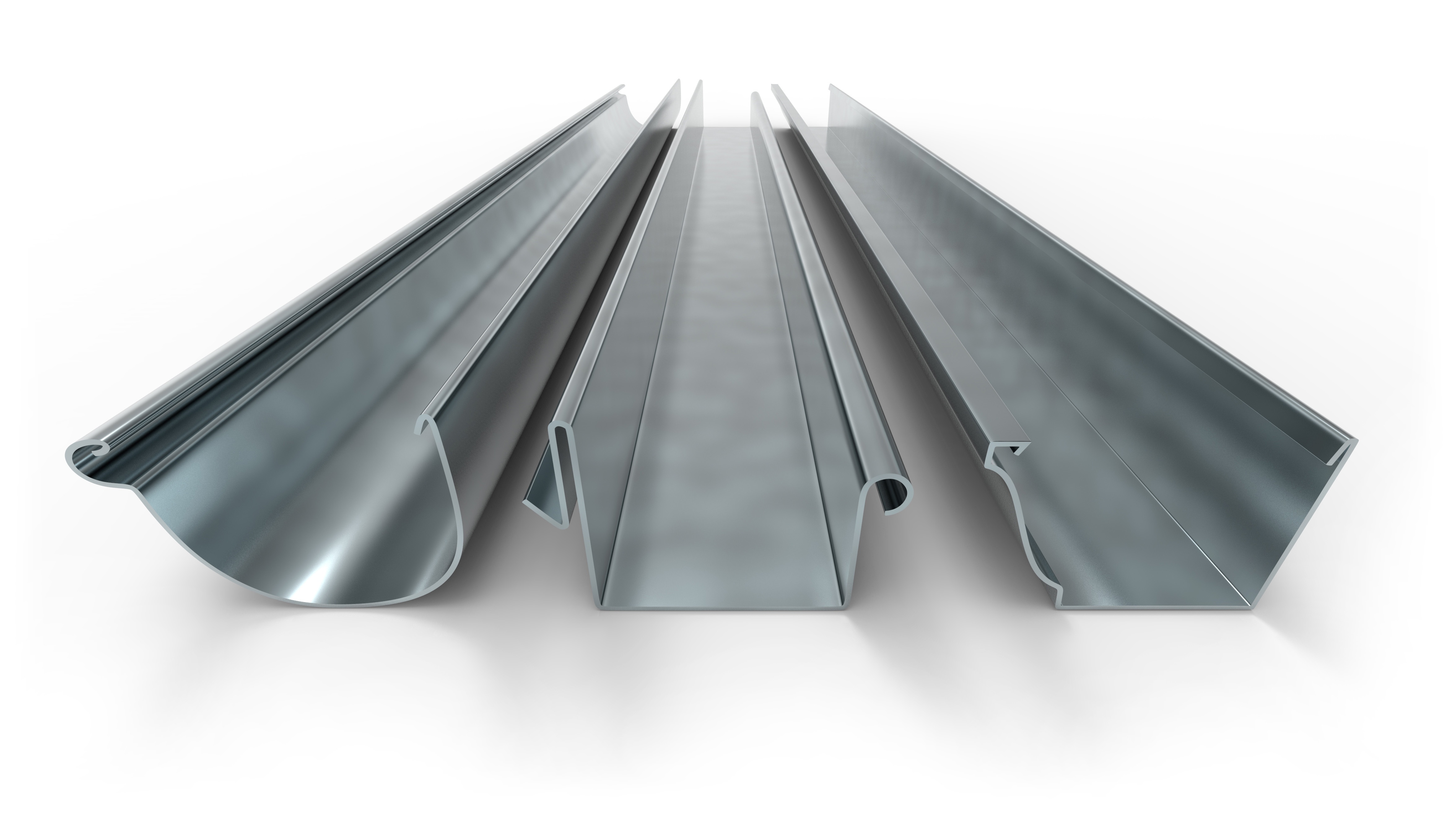 Seamless Aluminum K-Style Rain Gutters